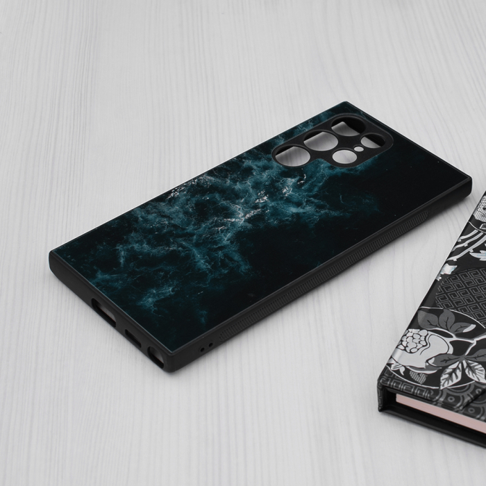 Husa Samsung Galaxy S22 Ultra, Glaze Series, Blue Nebula [6]