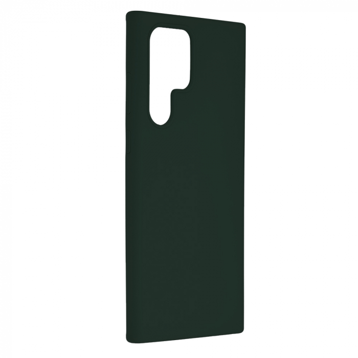 Husa Samsung Galaxy S22 Ultra, Soft Edge Silicone, Dark Green [4]