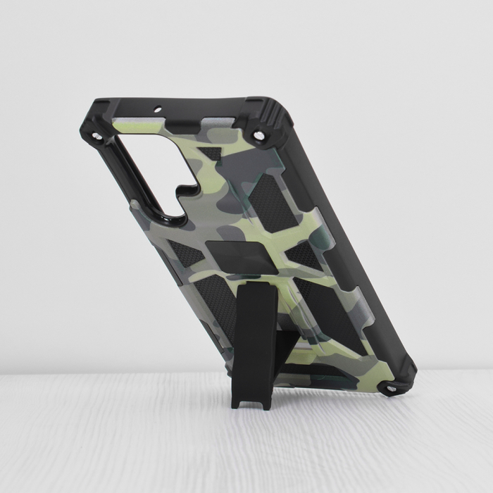 Husa Samsung Galaxy S22 Ultra, Techsuit Blazor, Camo Lime [3]