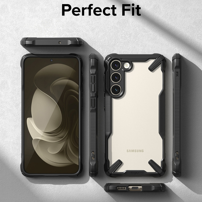 Husa Samsung Galaxy S23, Ringke Fusion X, Black [2]