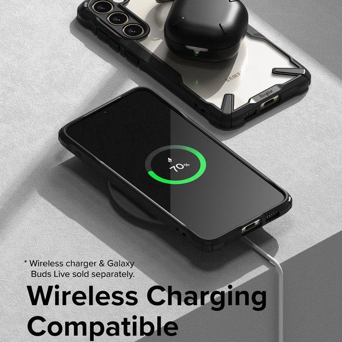 Husa Samsung Galaxy S23, Ringke Fusion X, Black [5]