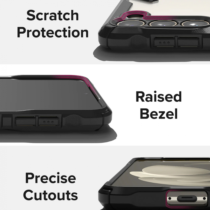 Husa Samsung Galaxy S23, Ringke Fusion X, Camo Black [6]