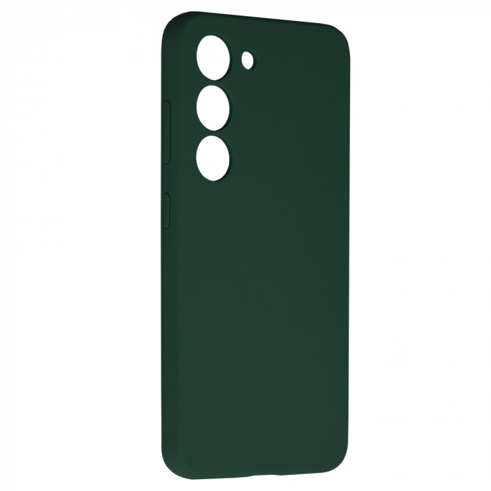 Husa Samsung Galaxy S23, Soft Edge Silicone, Dark Green [2]