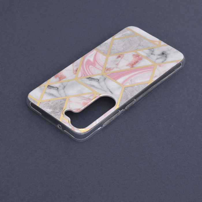 Husa Samsung Galaxy S23, Techsuit Marble Series, Pink Hex [6]