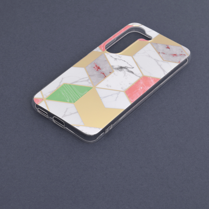 Husa Samsung Galaxy S23, Techsuit Marble Series, Purple Hex [5]