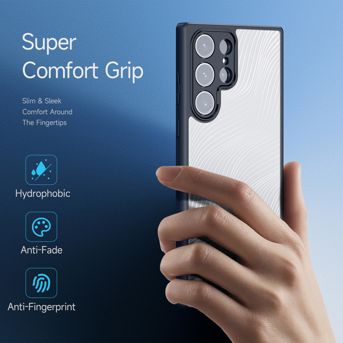 Husa Samsung Galaxy S23 Ultra, Dux Ducis Aimo Series, Negru [5]