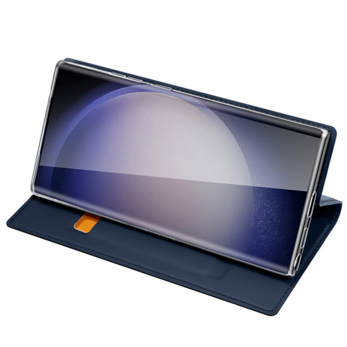 Husa Samsung Galaxy S23 Ultra, Dux Ducis Skin Pro Flip Book, Negru [3]