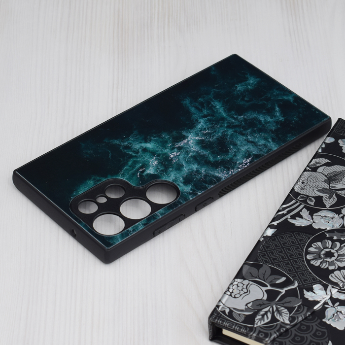 Husa Samsung Galaxy S23 Ultra, Glaze Series, Blue Nebula [3]