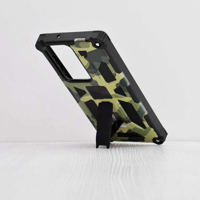 Husa Samsung Galaxy S23 Ultra, Techsuit Blazor, Camo Lime [3]