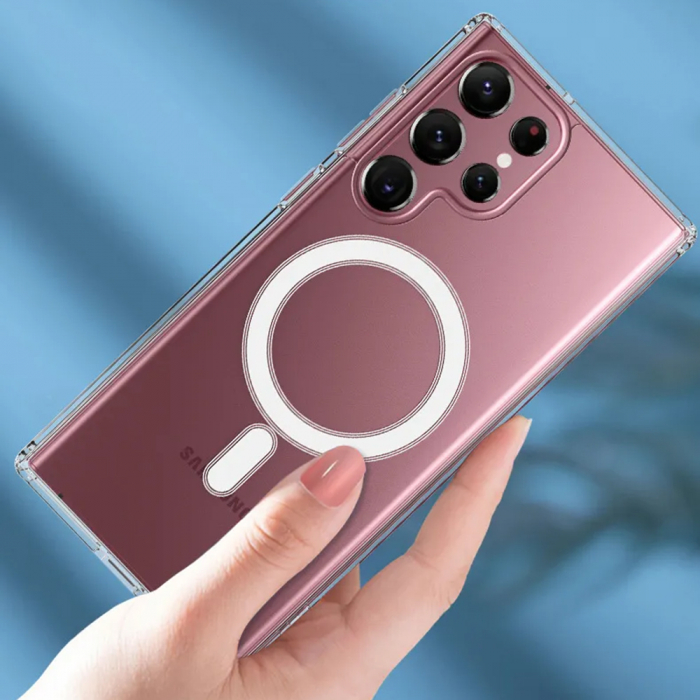 Husa Samsung Galaxy S23 Ultra, Techsuit MagSafe Pro, Blue [4]