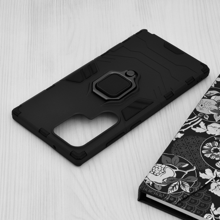 Husa Samsung Galaxy S23 Ultra, Techsuit Shield Ring, Negru [5]