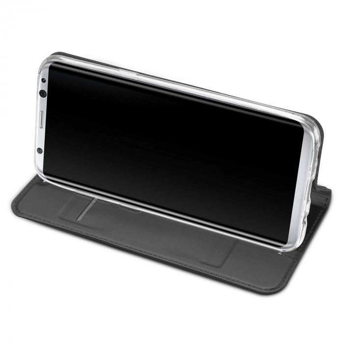 Husa Samsung Galaxy S8, Dux Ducis Skin Pro Flip Book, Negru [2]