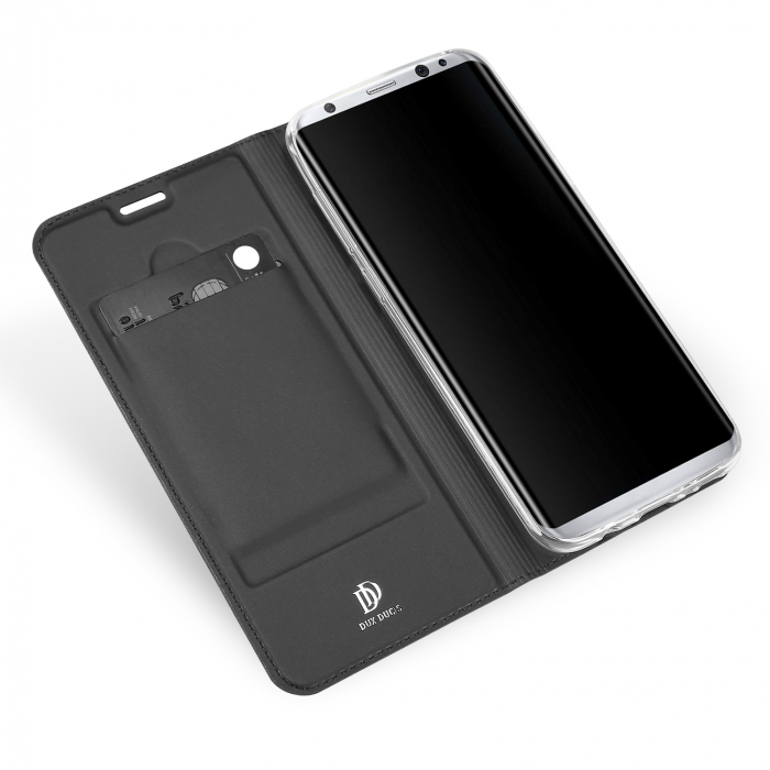 Husa Samsung Galaxy S8, Dux Ducis Skin Pro Flip Book, Negru [5]