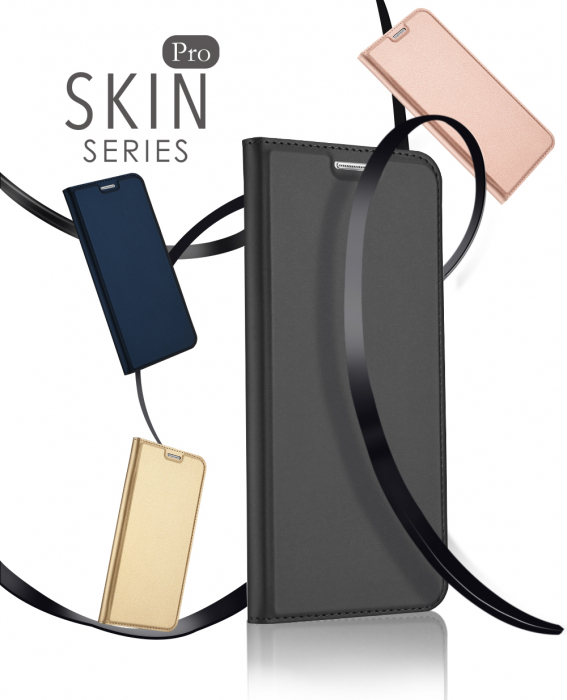 Husa Samsung Galaxy S8, Dux Ducis Skin Pro Flip Book, Negru [6]