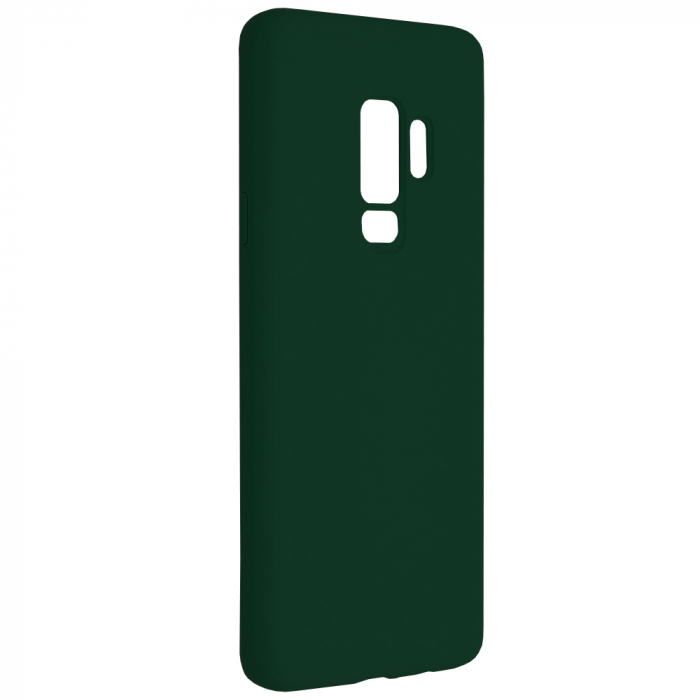Husa Samsung Galaxy S9, Soft Edge Silicone, Dark Green [2]