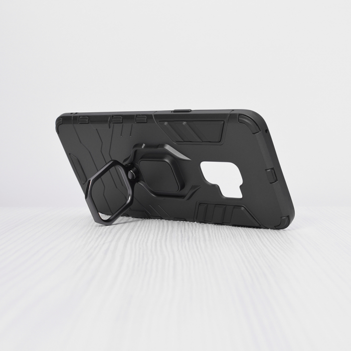 Husa Samsung Galaxy S9, Techsuit Shield Ring, Negru [2]