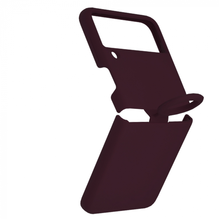 Husa Samsung Galaxy Z Flip3 5G, Soft Edge Silicone, Dark Green [2]