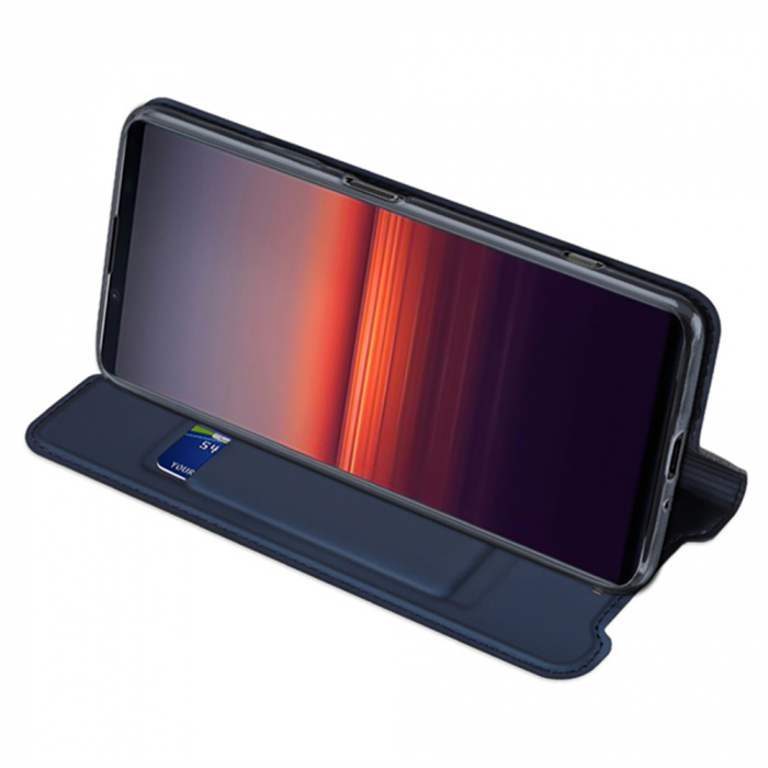 Husa Sony Xperia 1 IV, Dux Ducis Skin Pro Flip Book, Negru [6]