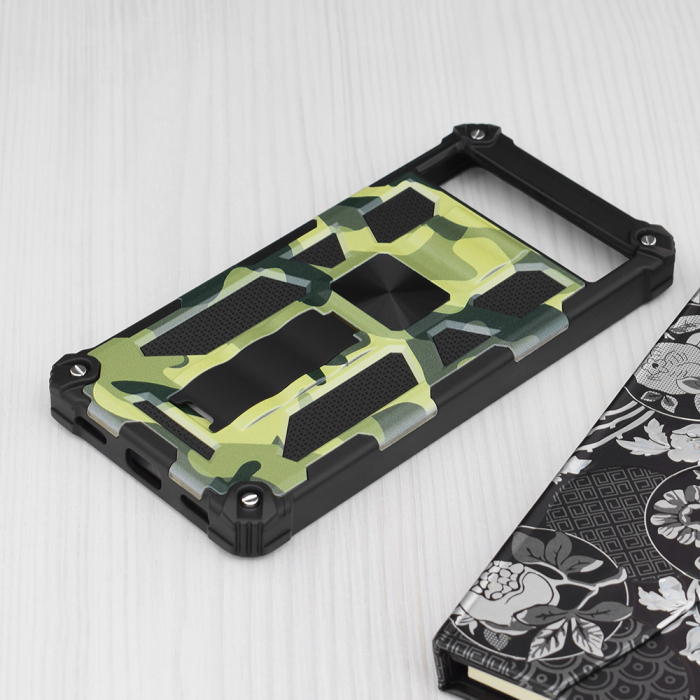 Husa Techsuit Blazor pentru Google Pixel 6a, Camo Lime [5]