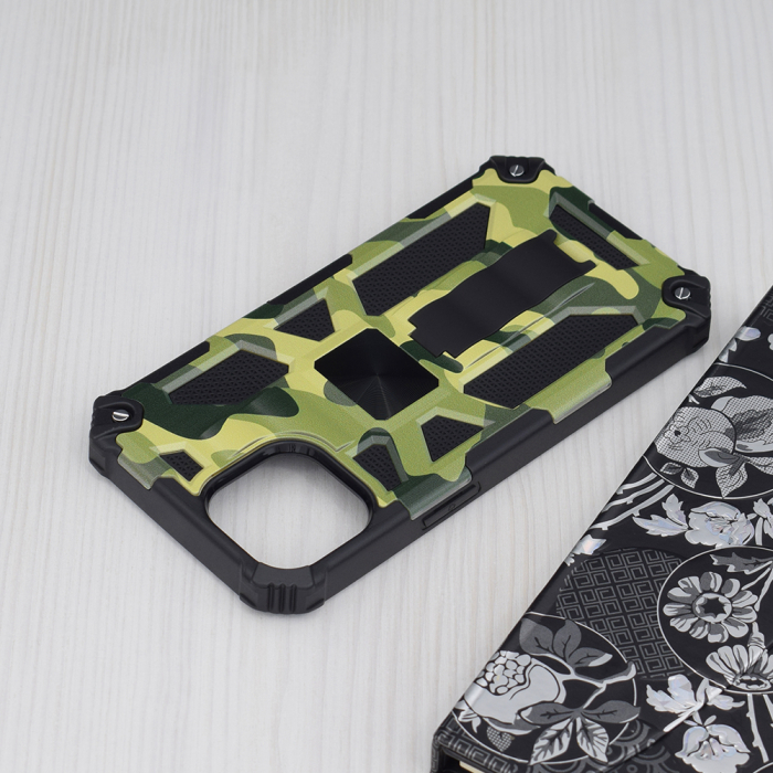 Husa Techsuit Blazor pentru iPhone 14, Camo Lime [5]