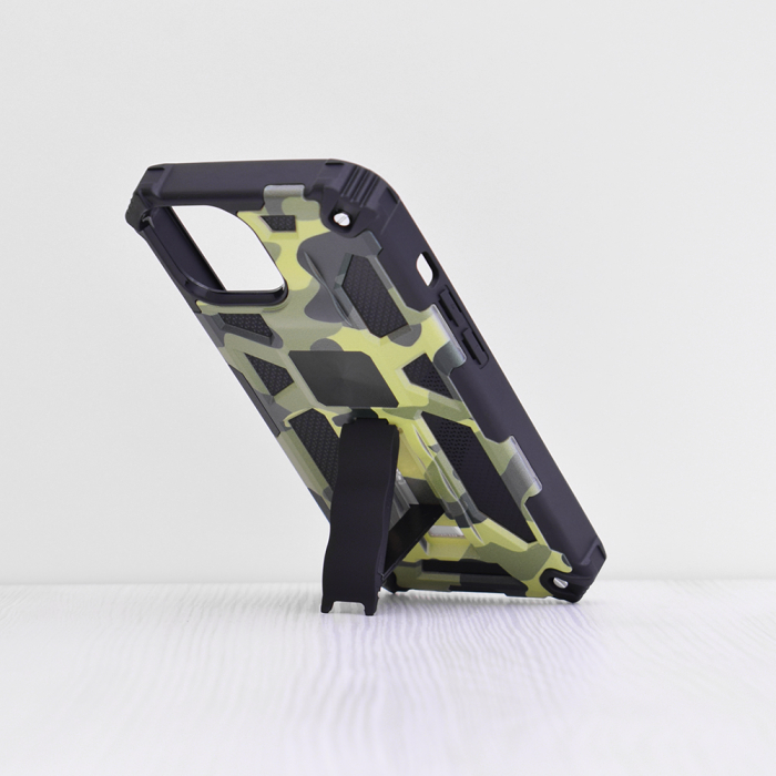 Husa Techsuit Blazor pentru iPhone 14, Camo Lime [3]
