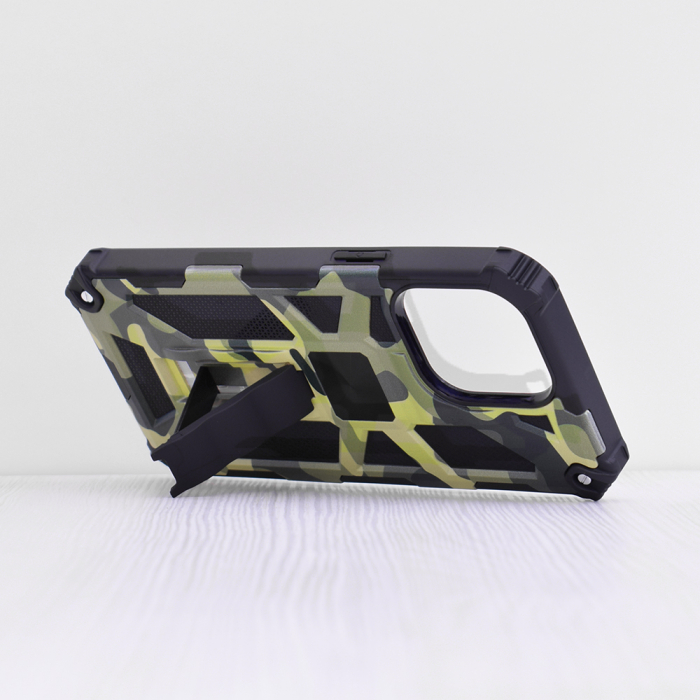 Husa Techsuit Blazor pentru iPhone 14 Pro Max, Camo Lime [2]