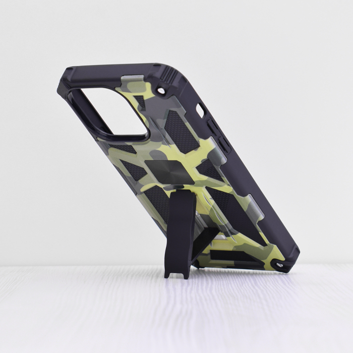 Husa Techsuit Blazor pentru iPhone 14 Pro Max, Camo Lime [3]