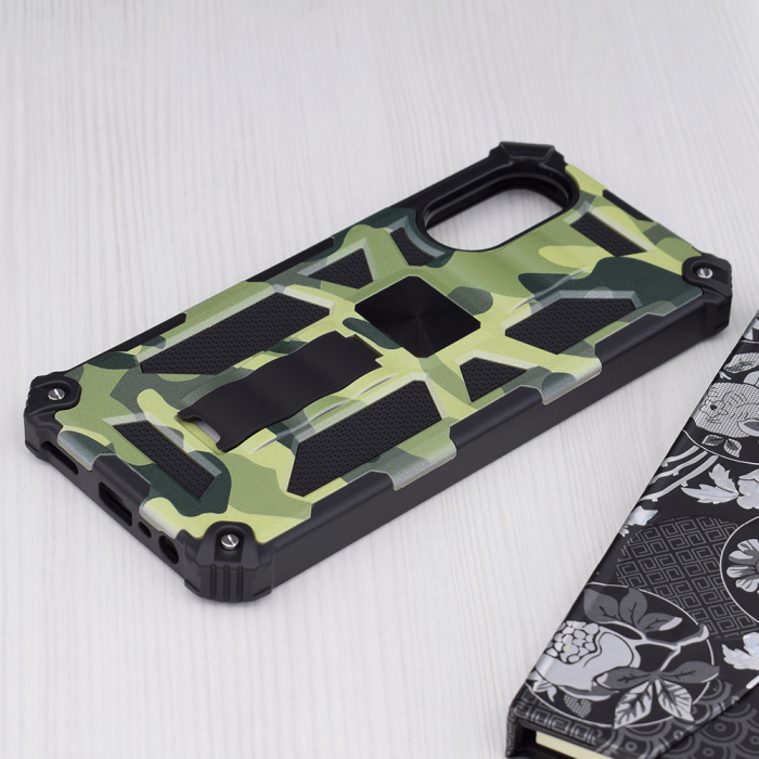 Husa Techsuit Blazor pentru OPPO A17, Camo Lime [5]