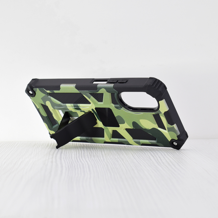 Husa Techsuit Blazor pentru OPPO A17, Camo Lime [2]