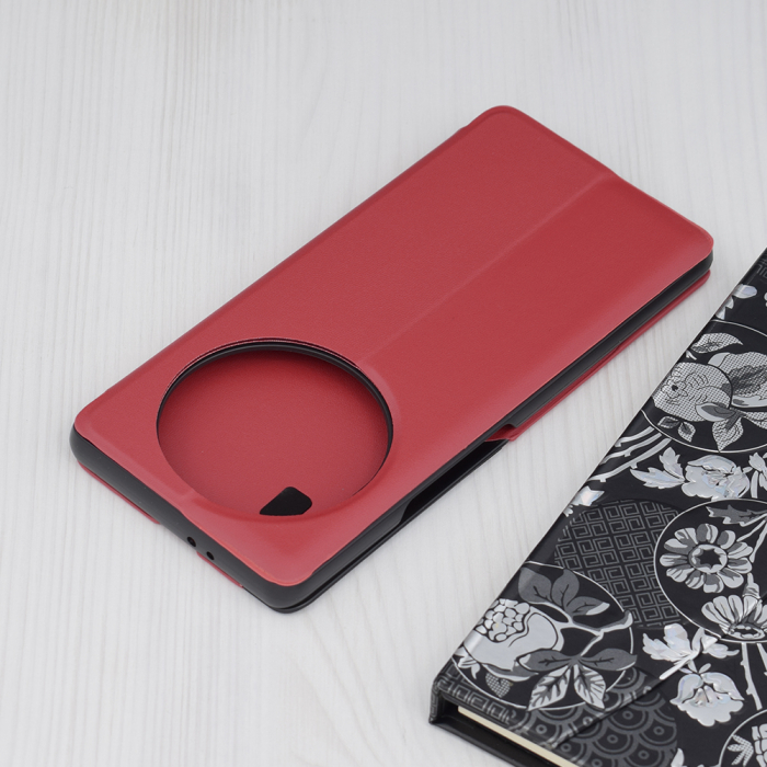 Husa tip carte Honor Magic 5 Lite, eFold Book View, Red [2]