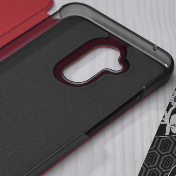 Husa tip carte Huawei Mate 20 Lite, eFold Book View, Red [3]