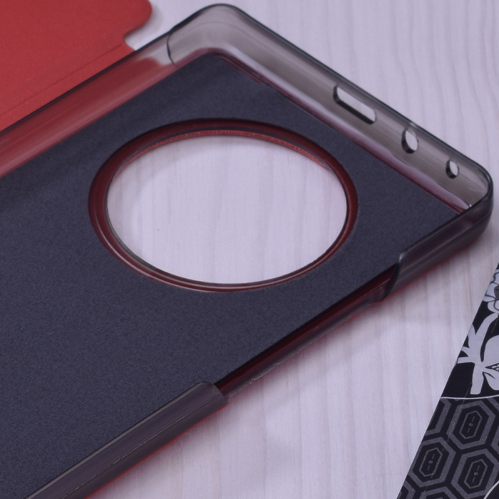 Husa tip carte Huawei Mate 40 Pro, eFold Book View, Red [3]