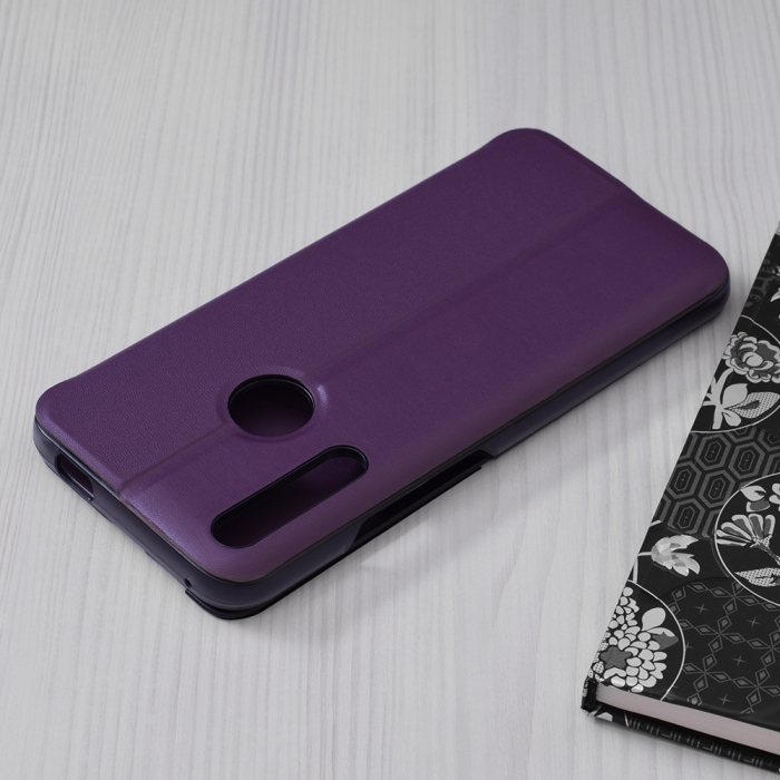 Husa tip carte Huawei P Smart Z, eFold Book View, Purple [2]