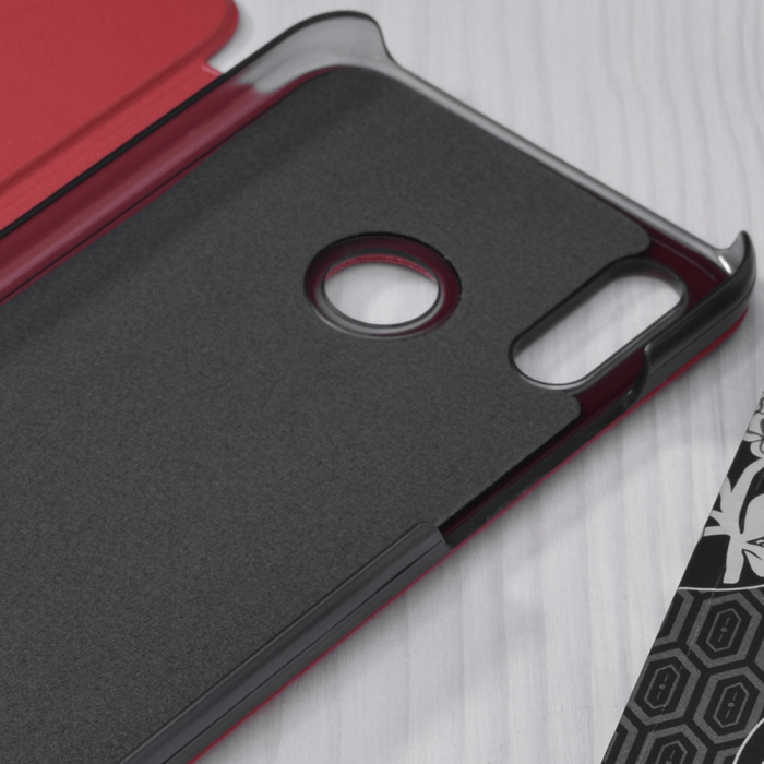 Husa tip carte Huawei P20 Lite, eFold Book View, Red [3]