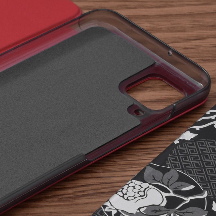 Husa tip carte Huawei P40 Lite, eFold Book View, Red [3]
