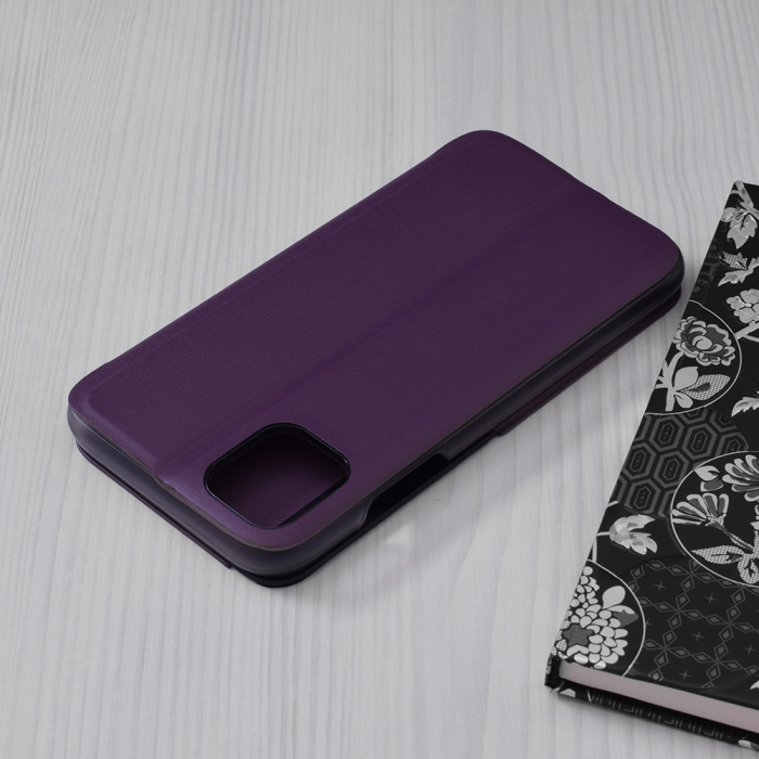 Husa tip carte iPhone 11, eFold Book View, Purple [2]