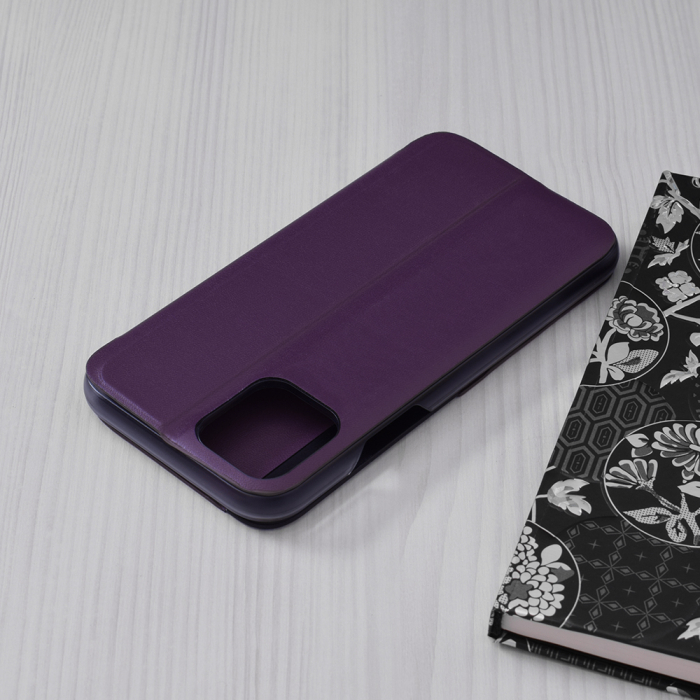 Husa tip carte iPhone 11 Pro, eFold Book View, Purple [2]