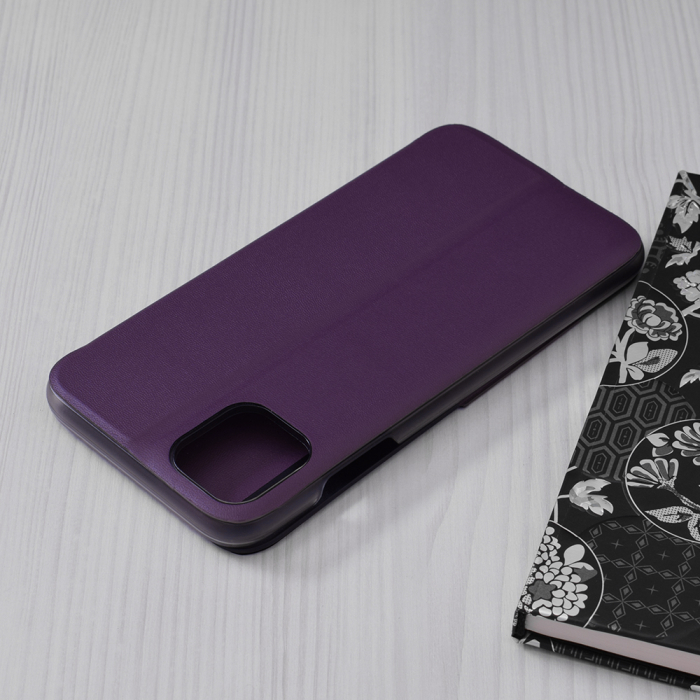 Husa tip carte iPhone 11 Pro Max, eFold Book View, Purple [2]