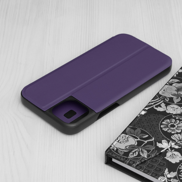 Husa tip carte iPhone 14 Plus, eFold Book View, Purple [2]