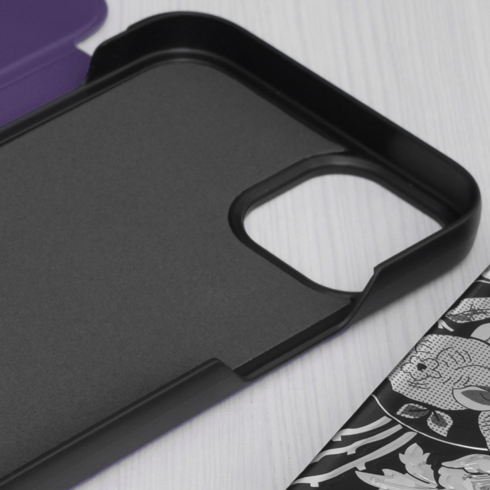 Husa tip carte iPhone 14 Plus, eFold Book View, Purple [3]