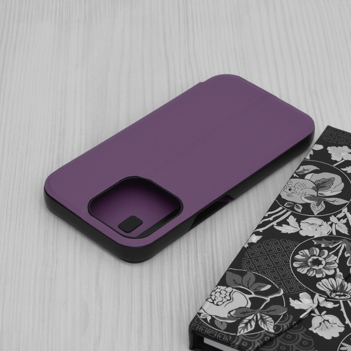 Husa tip carte iPhone 14 Pro, eFold Book View, Purple [2]