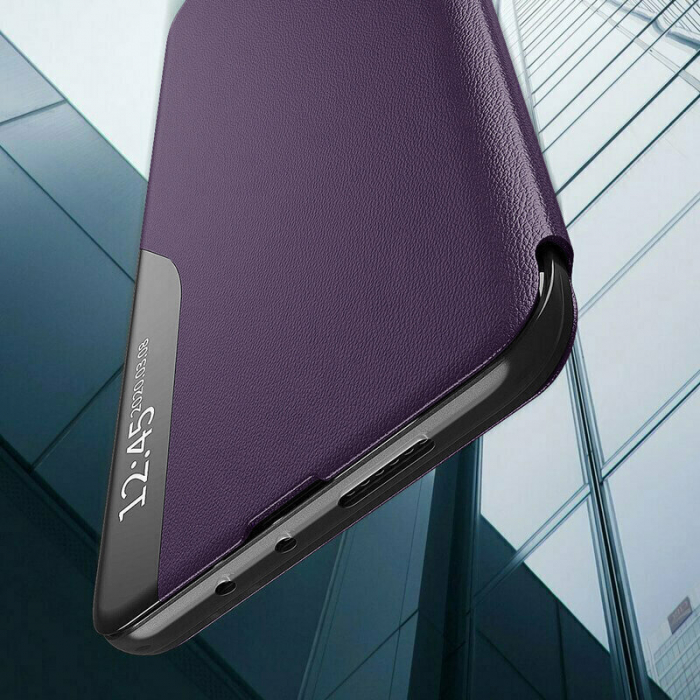 Husa tip carte iPhone XR, eFold Book View, Purple [4]