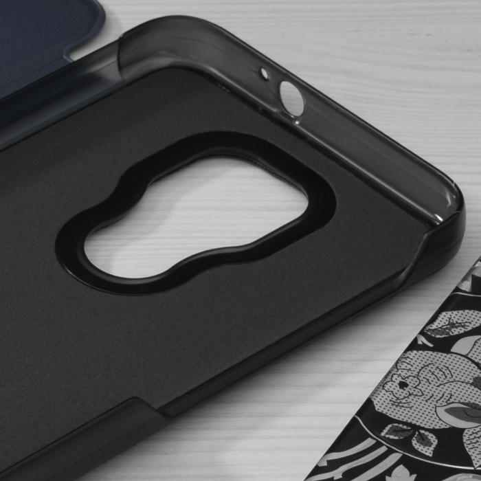 Husa tip carte Motorola Moto G9 Play, eFold Book View, Dark Blue [3]