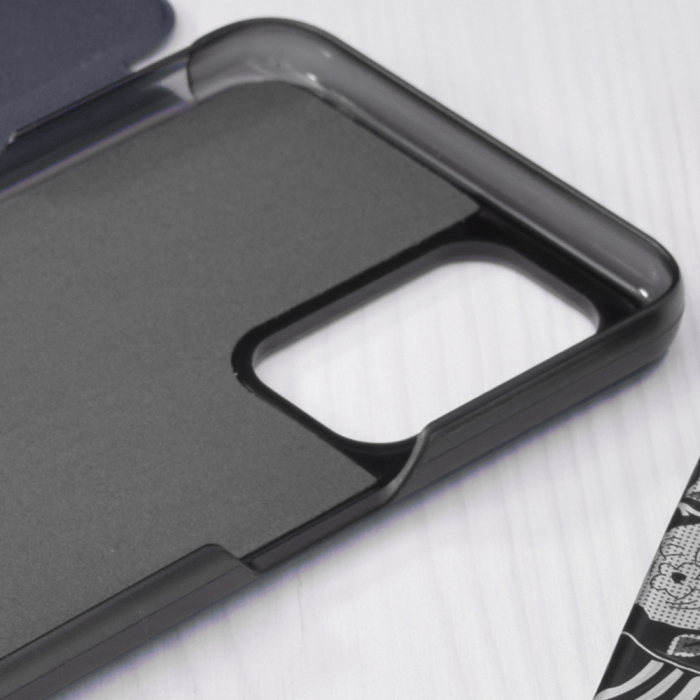 Husa tip carte OPPO A74 5G / A54 5G, eFold Book View, Dark Blue [3]