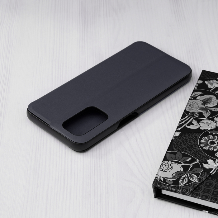 Husa tip carte OPPO A74 5G / A54 5G, eFold Book View, Dark Blue [2]