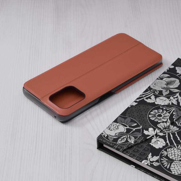 Husa tip carte OPPO Find X3 / X3 Pro, eFold Book View, Orange [2]