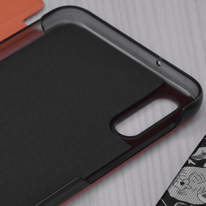 Husa tip carte Samsung Galaxy A10, eFold Book View, Orange [3]