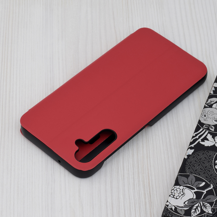 Husa tip carte Samsung Galaxy A14 4G / A14 5G, eFold Book View, Red [3]