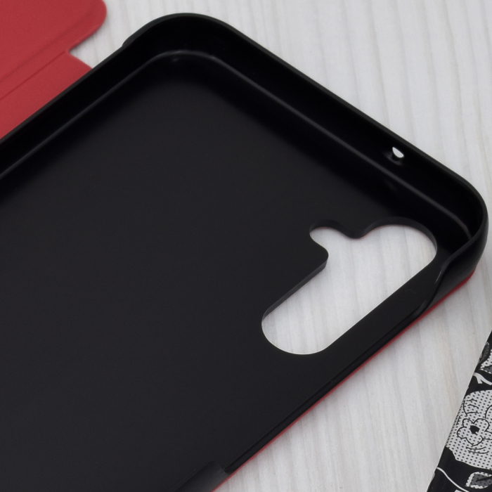 Husa tip carte Samsung Galaxy A14 4G / A14 5G, eFold Book View, Red [2]