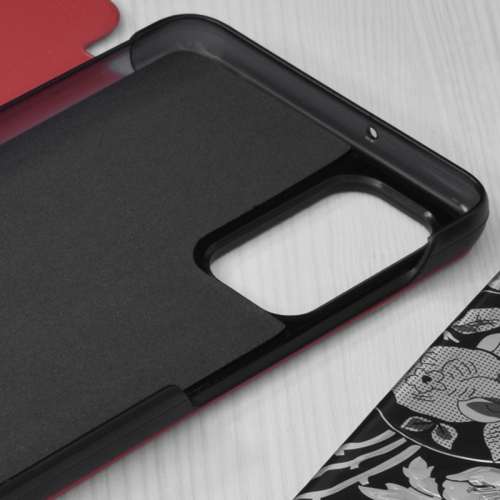 Husa tip carte Samsung Galaxy M52 5G, eFold Book View, Red [3]